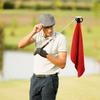Toalla de golf con accesorios magnéticos para deportes al aire libre, toalla de golf de microfibra con clip magnético.
