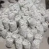 Anel cerâmico para aquário, anel de vidro hexagonal, anel de bactérias para purificação de água, anel de bactérias nitrificantes, material de filtragem para aquário de lago de peixes, casa de bactérias