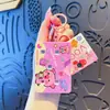 Nuevo Llavero Dado de Cartas para Aliviar el Estrés, Divertido Dibujo Animado Barra Juguete Práctico, Colgante de Bolso, Regalo Pequeño