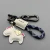 Año del Caballo Llavero Colgante Creativo de Cuero con Forma de Caballo Práctico Lujo Ligero Caballo del Zodiaco Regalo de Año Nuevo Mascota del Año del Caballo Regalo