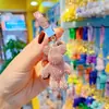 Cuerda de diamante de celebridad de internet oso violento cadena de control remoto para coche anillo de cadena cordón llavero colgante personalizado para bolsa de pareja colgar al por mayor
