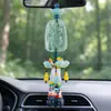 Colgante de perfume de coche de fábrica Xiangyun, calabaza de loto de jade verde, colgante creativo para decoración de coche, accesorios para coche al por mayor