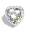 Cuentas Ovaladas de Pedrería de Colores Nuevas Transversales con Agujero Cuentas de Corazón Accesorios para Cadena de Teléfono Móvil DIY Listos para la Venta