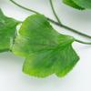 Folha de ginkgo varanda interna folha de árvore falsa galho de plástico engenharia paisagismo casamento decoração de flores falsas planta verde