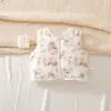 Chaleco acolchado para bebé de 40 g, para recién nacido, otoño e invierno, chaleco de algodón engrosado, chaleco para niños y niñas, tops de algodón adicionales