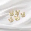 Joyería Transfronteriza Europea y Americana con Pedrería: Pulpo, Delfín, Tortuga, Cangrejo, Caballito de mar, Medusa, Unicornio Colgantes para Collar DIY