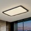 Lámpara de techo para dormitorio estilo vintage, color nogal retro de lujo ligero con patrón de grietas de hielo, luz creativa de alto brillo para protección ocular para dormitorio principal 57H