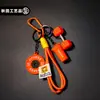 Mini Mancuernas Barras Placas Llavero Cuerda Tejida a Mano Colgante Bolsas de Gimnasio y Deportes Amuletos Regalos Mayoreo