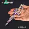Rifle de Combate M7 Q Prisma Ofensivo com Suporte de Exibição Pistola de Brinquedo Removível Modelo Delta Game Brinquedo Colecionável