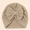 Gorros Europeos y Americanos para Bebé, Gorros Bufanda con Lazo para Bebé, Gorros para Recién Nacidos, Gorros Indios, Gorros de Punto Jacquard, Gorros para Niños