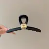 Elegante Pinza para el Cabello con Lazo Estilo Nuevo 2026 para Mujer, Cabello Semirecogido, Pinza de Garra para la Parte Posterior de la Cabeza para Cabello Fino, Sensación de Alta Gama, Pinza de Tiburón