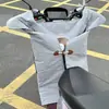Funda Impermeable a Prueba de Viento para Patinete Eléctrico, Protección Solar de Verano, Doble Cara Impermeable, Modelo Delgado para Bicicletas Eléctricas, Yadea, Aima, Tailing, Niu, para Mujer Zb