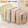 Estante de Mesa Organizador Estudante Dormitório Caixa Transparente para Livros Suporte para Livros Mesa de Escritório Papel A4 Suporte para Arquivos