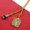Pingente Thangka de Aço Titânio de Xizang Pintado à Mão Dourado Deus da Riqueza Vida Passada e Presente Tara Verde Thangka Pingente Colar de Contas Dzi