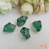 Paquete de Materiales para Pendientes Hechos a Mano DIY Acrílico 19X28mm Asimétrico Cristal de Imitación Cubito de Hielo Cuentas Sueltas Accesorios