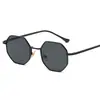 Gafas de Sol Poligonales de Metal de Moda 2024 Estilo Ins Europeo y Americano Celebridad de Internet Gafas de Sol Personalizadas