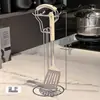 Espátula de Acero Inoxidable Juego de Siete Piezas Utensilios de Cocina para el Hogar Espátula Cuchara Cucharón Espátula para Saltear Combinación de Sartén Antiadherente Juego Completo Ninguno