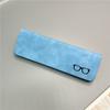 Estuche para Gafas de Miopía Cuero PU Hecho a Mano Tapa Abatible Magnético Estuche para Gafas Caja de Almacenamiento para Gafas de Estudiante de Óptica Estuche para Gafas de Estudiante