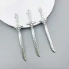 Set Mixto de 20 Colgantes de Espada, Pulseras Creativas Hechas a Mano para DIY, Collares, Llaveros, Pequeños Accesorios Colgantes