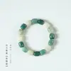 Guofeng Bodhi Degradado Literario Juego Círculo Liso Rosario Hecho a Mano DIY Pulsera de Mano Pequeña Fresca Alto Aceite Alta Densidad para Hombres y Mujeres