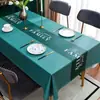 Mantel de Lujo Ligero y de Gama Alta, Impermeable, Resistente al Aceite, Mantel sin Lavado, Mantel Rectangular de PVC Estilo Chino Nuevo para Mesa de Café