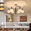 Lustre Vintage Estilo Francês para Sala de Estar, Luminária Retro Americana para Salão Principal, Iluminação Mágica de Feijão para Quarto de Pousada, Showroom