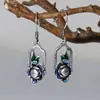 Plata de ley estilo étnico vintage gancho para oreja de loto plata de ley esterlina manualidades con epoxi hecho a mano diy Pendientes de loto accesorios para pendientes