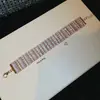 ¡Incrustación intrincada! Pulsera de circón cuadrado con un estilo fresco y minimalista, lujo ligero y sensación de alta gama, joyería de nicho al por mayor