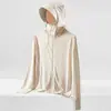 Ropa de verano ligera, transpirable, de seda de hielo, protección solar, protección UV, talla grande, venta al por mayor transfronteriza, personalizable