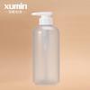 Xumin em estoque 300ml-500ml transparente gel de banho shampoo garrafa de imprensa fosca frasco de desinfetante de mão bomba de pressão frasco
