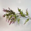 Nueva Planta Verde de Eucalipto Planta Verde en Flor Boda Hogar Decoración de Flores de Plástico Comercio Exterior