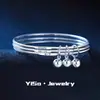 TikTok Explosivo Tres Vidas III Campana Tres Anillos Pulsera para Mujer Lujo Ligero Diseño de Nicho Nueva Moda China Pulsera para Novia