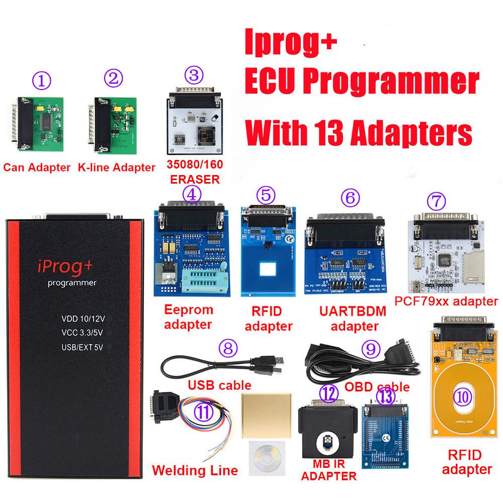 iprog with 13 adapters