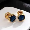 Hermosos Aretes de Cristal de Colores para Mujer, Exquisitos y de Moda Accesorios para Orejas para el Trabajo, Lujo Ligero con un Toque de Alta Gama, Diseño de Nicho