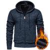 Comércio exterior transfronteiriço Outono e inverno Novo suéter Jaqueta masculina Moda coreana Casual Cardigan de malha Suéter com capuz masculino