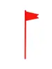 Placa de Golfe para Putter Plástico Removível Múltiplos Buracos Alvo Copo Bandeira Pequena Placa Exercitador de Putter