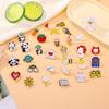 Broche de Dibujo Animado Japonés Insignia Linda Pin de Personalidad Decoración de Ropa Bolso Estudiante Niños Broche de Panda