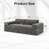 Sofá Dobrável Compacto Transfronteiriço, Sofá Criativo de Combinação com Encaixe, Sofá Modular Sem Estrutura Estilo Nórdico para Casa
