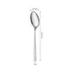 Talheres de Aço Inoxidável Torcidos Faca e Garfo para Bife Colher e Garfo para Sobremesa Domésticos Padrão Embossado Talheres Retrô para Comida Ocidental Conjunto de 5 Peças