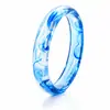 Nueva colección de pulseras de resina con degradado vintage transfronterizo para mujer, incrustadas con piedras, pulsera de borde ancho, venta al por mayor de joyería europea y americana