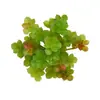 Planta Suculenta Artificial Ecológica 11cm Folha Côncava Sedum Planta de Plástico Verde Pequeno Planta Bonsai Decoração de Parede Acessórios Suculentos