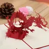 Suministros del Fabricante Tarjetas Felices del Año Nuevo Chino del Dragón, Tarjetas de Felicitación Creativas 3D, Tarjetas de Regalo para Negocios, Festivas