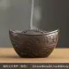 Nuevo Quemador de Incienso de Aleación de Cobre Estilo Chino, Pequeño Quemador de Incienso Nube Auspiciosa, Quemador Colgante de Grulla, Adorno Creativo para Uso Doméstico, Quemador de Incienso, Quemador de Sándalo
