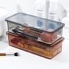 Caja para Palillos con Tapa Tubo para Cuchara y Palillos Caja de Almacenamiento para Vajilla de Cocina Hogar Antipolvo Jaula para Palillos Caja de Almacenamiento para Brochas de Maquillaje