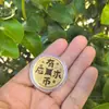 Adesivo de Celular Dourado Ouro Puro Peça de Ouro 999 Adesivo Princesa Por Favor Fique Rica e Próspera Todos os Dias Deus da Riqueza Dourado Presente de Aniversário
