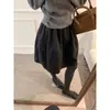Faldas para Mujer al por Mayor de Fabricante en Stock, Estilo Nuevo, Cálida y Versátil Falda de Volantes tipo Pastel Línea A para Mujeres Petites
