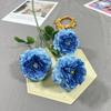 Novo 3 Koi Peônia Cena de Casamento Conjunto Floral Francês Ao Ar Livre Decoração Da Janela Falsa Flor Decoração Para Casa