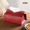 Caja de pañuelos de lujo estilo nórdico para el hogar, sala de estar, celebridad de internet, caja de pañuelos para coche, caja de almacenamiento de servilletas simple, de alta gama, creativa