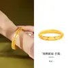 Pulsera de Plata de Ley S925 con Diseño de Pez Koi Calado Antiguo de Filigrana para Mujer, Pulsera Cerrada de Nuevo Estilo Chino, Regalo del Día de la Madre