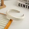 Diadema de Color Sólido Brillante de Diseño Exclusivo, Nueva Diadema de Esponja de Punta Alta para Primavera/Verano para Lavarse la Cara, Pinza para el Cabello con un Toque de Alta Gama